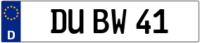 Truck License Plate